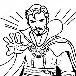 Doctor Strange Kaster Besvaergelser Farveside 9027-7377