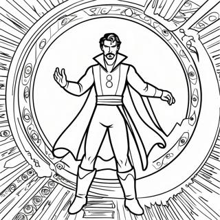 Doctor Strange Kaster Besvaergelser Farveside 9027-7378