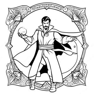 Doctor Strange Kaster Besvaergelser Farveside 9027-7379