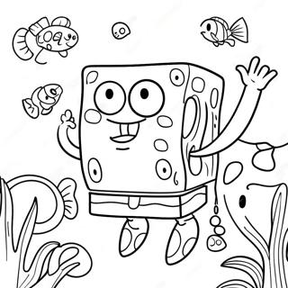 Spongebob Squarepants Underwater Adventure Farveside 912-729