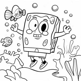 Spongebob Squarepants Underwater Adventure Farveside 912-730