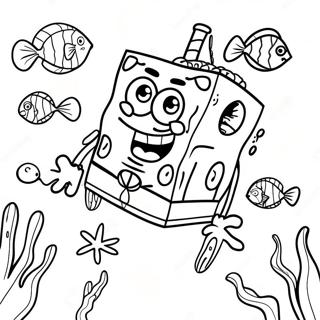 Spongebob Squarepants Underwater Adventure Farveside 912-731