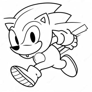 Sonic The Hedgehog Lober Hurtigt Farveside 9797-7999