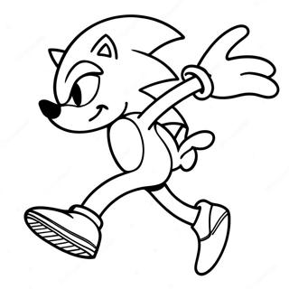 Sonic The Hedgehog Lober Hurtigt Farveside 9797-8061