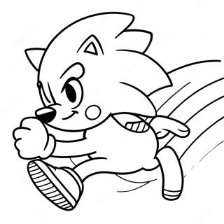 Sonic The Hedgehog Lober Hurtigt Farveside 9797-8063