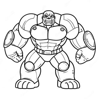 Hulk Buster I Aktion Farveside 9867-8120