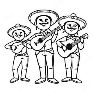 Vibrerende Mariachi Band Farveside 992-796